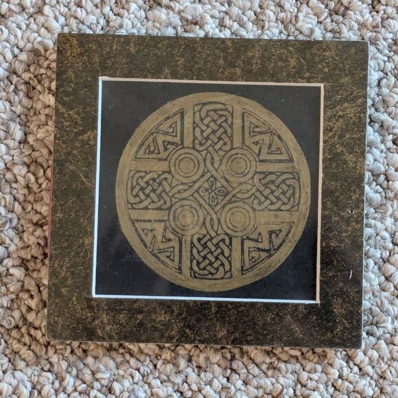 Authentic Handmade Brass Rubbings - Celtic Knotwork & Stirling Pictish Designs - Picture 5 of 8